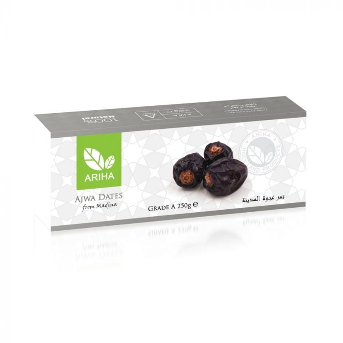 Carton (32x250g) Madinah Ajwa Dates - Image 1