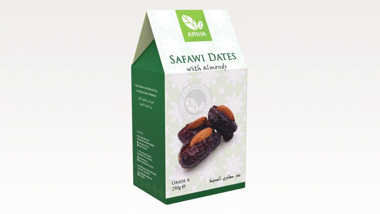 Ariha Safawi Dates with Almonds